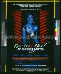 DESIRE & HELL AT SUNSET MOTEL 1sh '92