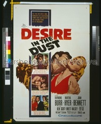 DESIRE IN THE DUST 1sh '60