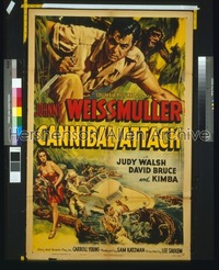 CANNIBAL ATTACK 1sh '54