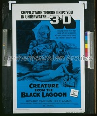 CREATURE FROM THE BLACK LAGOON 1sh R72