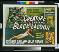 CREATURE FROM THE BLACK LAGOON style A 1/2sh '54