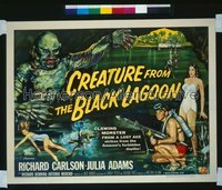 CREATURE FROM THE BLACK LAGOON style B 1/2sh '54