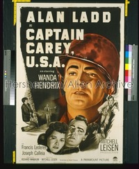 CAPTAIN CAREY, U.S.A. style A 1sh '50