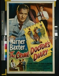 CRIME DOCTOR'S DIARY 1sh '49