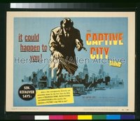 CAPTIVE CITY ('52) LC '52