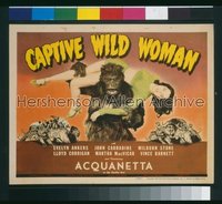 CAPTIVE WILD WOMAN LC '43