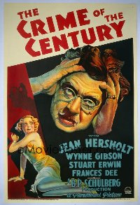 CRIME OF THE CENTURY ('33) 1sh '33