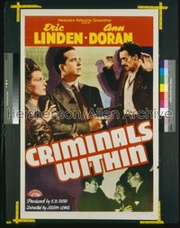 CRIMINALS WITHIN 1sh '43