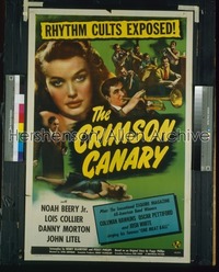 CRIMSON CANARY 1sh '45