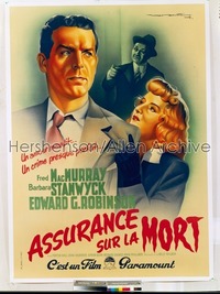 DOUBLE INDEMNITY ('44) French '44