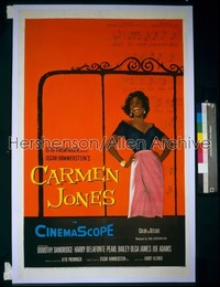 CARMEN JONES 1sh '54