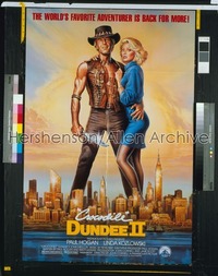 CROCODILE DUNDEE II 1sh '88