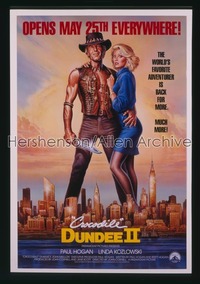 CROCODILE DUNDEE II 1sh '88