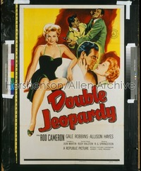 DOUBLE JEOPARDY ('55) 1sh '55