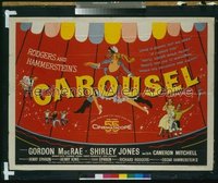 CAROUSEL ('56) British quad '56