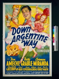 DOWN ARGENTINE WAY style A 1sh '40