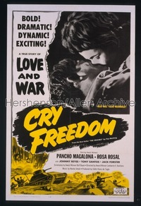 CRY FREEDOM ('61) 1sh '61