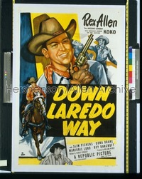 DOWN LAREDO WAY 1sh '53