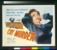 CRY MURDER LC '50