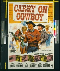 CARRY ON COWBOY English 1sh '65