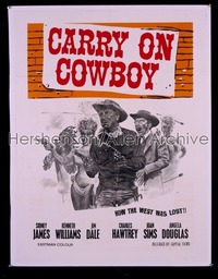 CARRY ON COWBOY Canadian 1sh '65