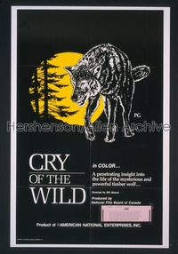 CRY OF THE WILD 1sh '73