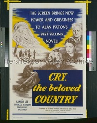 CRY THE BELOVED COUNTRY ('51) 1sh '51