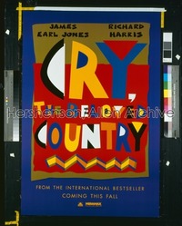 CRY THE BELOVED COUNTRY ('95) 1sh '95