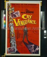 CRY VENGEANCE 1sh '55