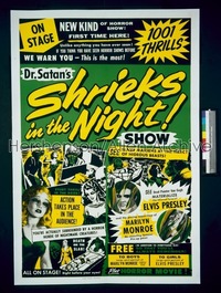 DR. SATAN'S SHRIEKS IN THE NIGHT SHOW 1sh '60s