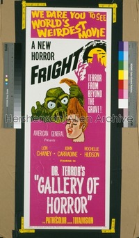 DR. TERROR'S GALLERY OF HORROR insert '67