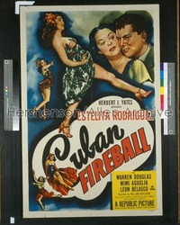 CUBAN FIREBALL 1sh '51