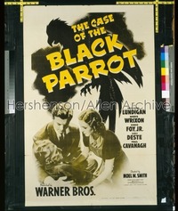 CASE OF THE BLACK PARROT 1sh '41