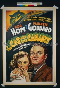 CAT & THE CANARY ('39) 1sh '39