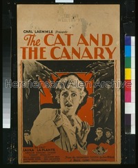 CAT & THE CANARY ('27) WC '27