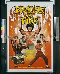 DRAGON ON FIRE 1sh '79