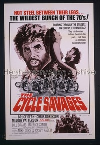 CYCLE SAVAGES 1sh '70