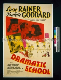 DRAMATIC SCHOOL 1sh '38