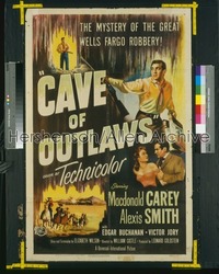 CAVE OF OUTLAWS 1sh '51