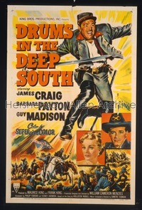 DRUMS IN THE DEEP SOUTH 1sh '51