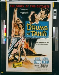 DRUMS OF TAHITI 1sh '53