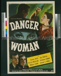 DANGER WOMAN 1sh '46