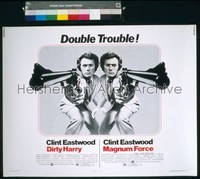 DIRTY HARRY/MAGNUM FORCE 1/2sh '75