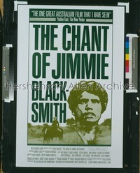 CHANT OF JIMMIE BLACKSMITH 1sh '80