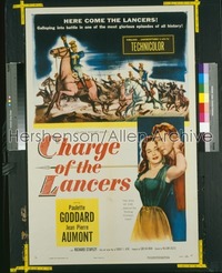 CHARGE OF THE LANCERS 1sh '54