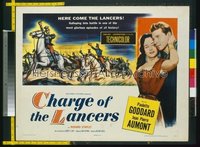 CHARGE OF THE LANCERS 1/2sh '54