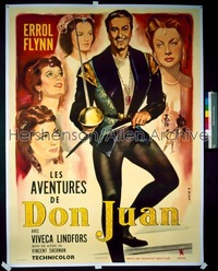 ADVENTURES OF DON JUAN French 23x32 R60