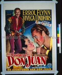 ADVENTURES OF DON JUAN Belgian '49