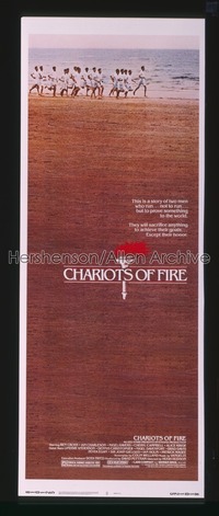 CHARIOTS OF FIRE insert '81