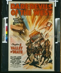 DAREDEVILS OF THE WEST 1sh '43